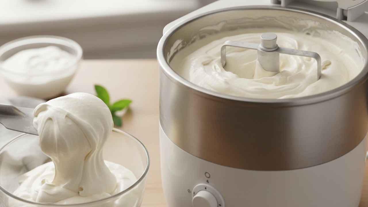 Churn to gelato consistency