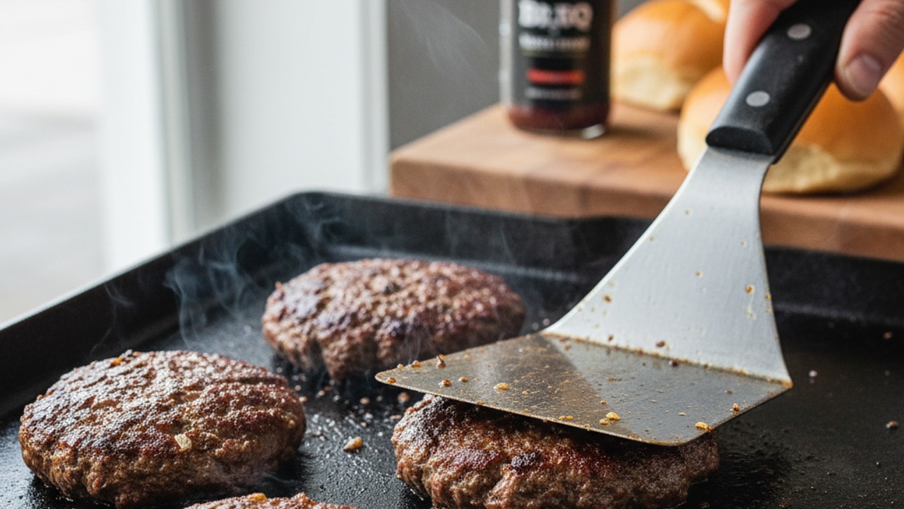 Smash, sear, and build a crust