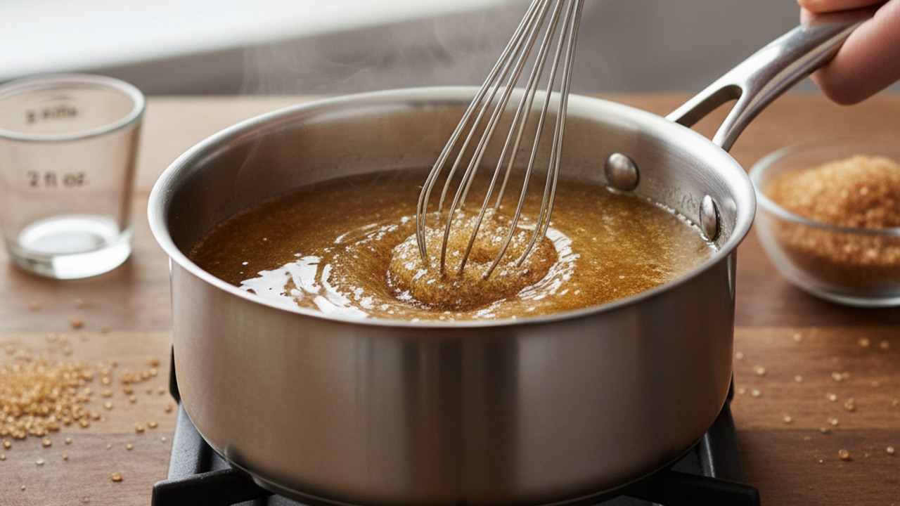 Make demerara syrup