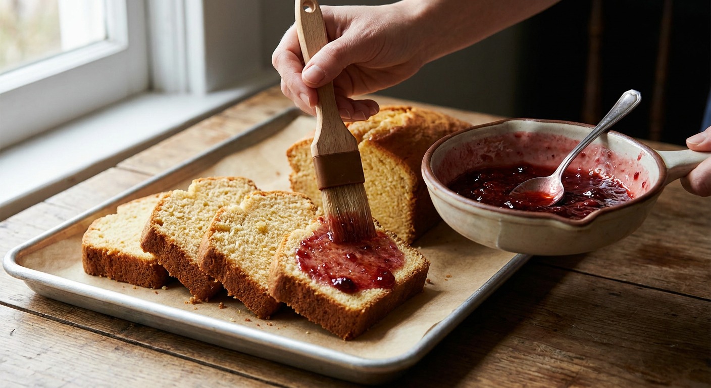 Prepare the cake layer