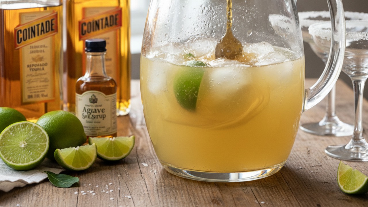 Mix the margarita base