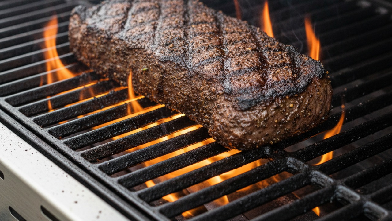 Grill over high heat to sear