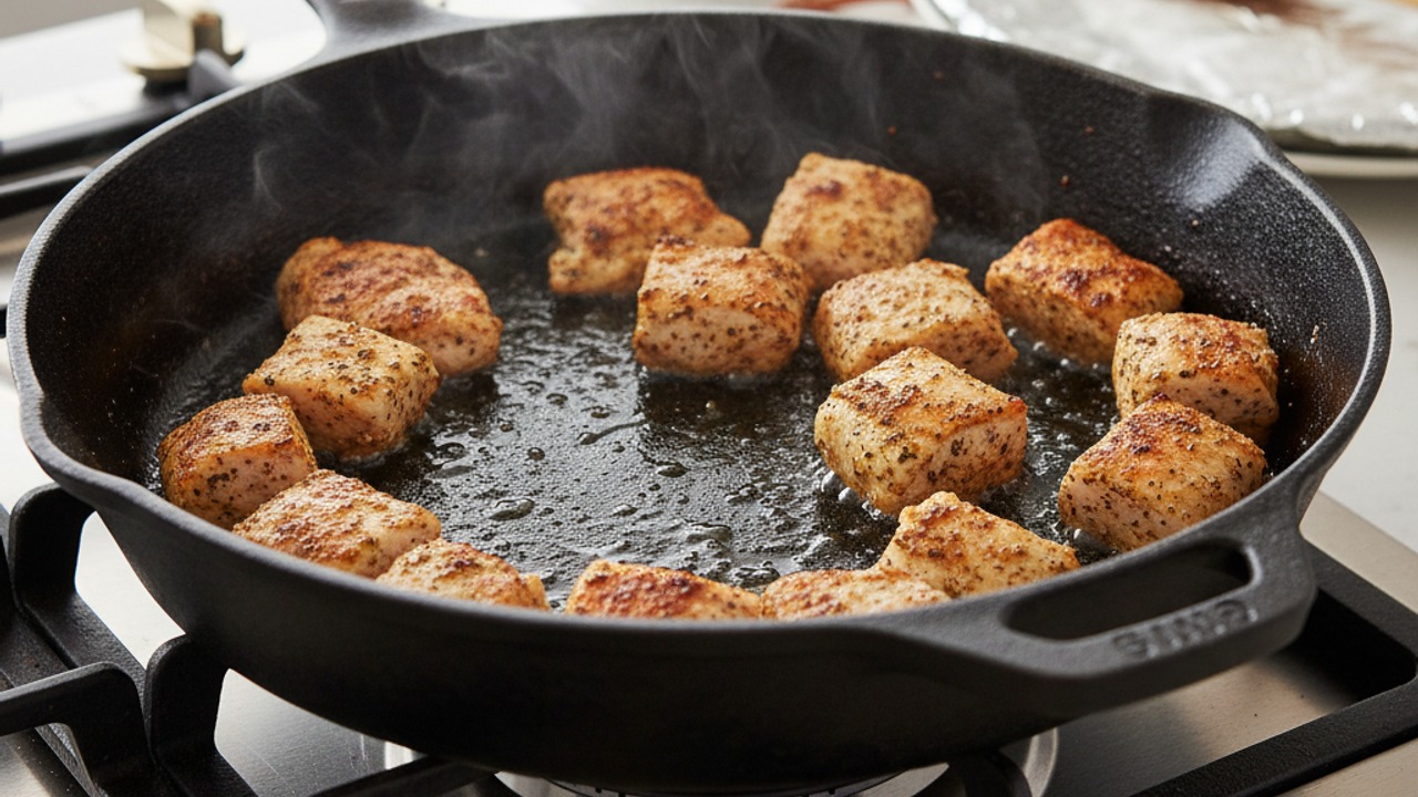 Sear the chicken