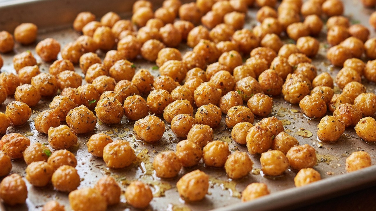 Roast the chickpeas