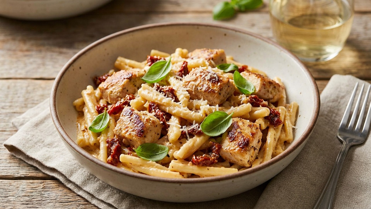 Sun-Dried Tomato Chicken Pasta