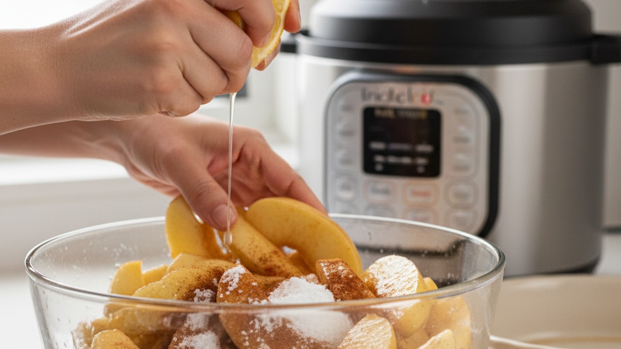 Make the apple filling