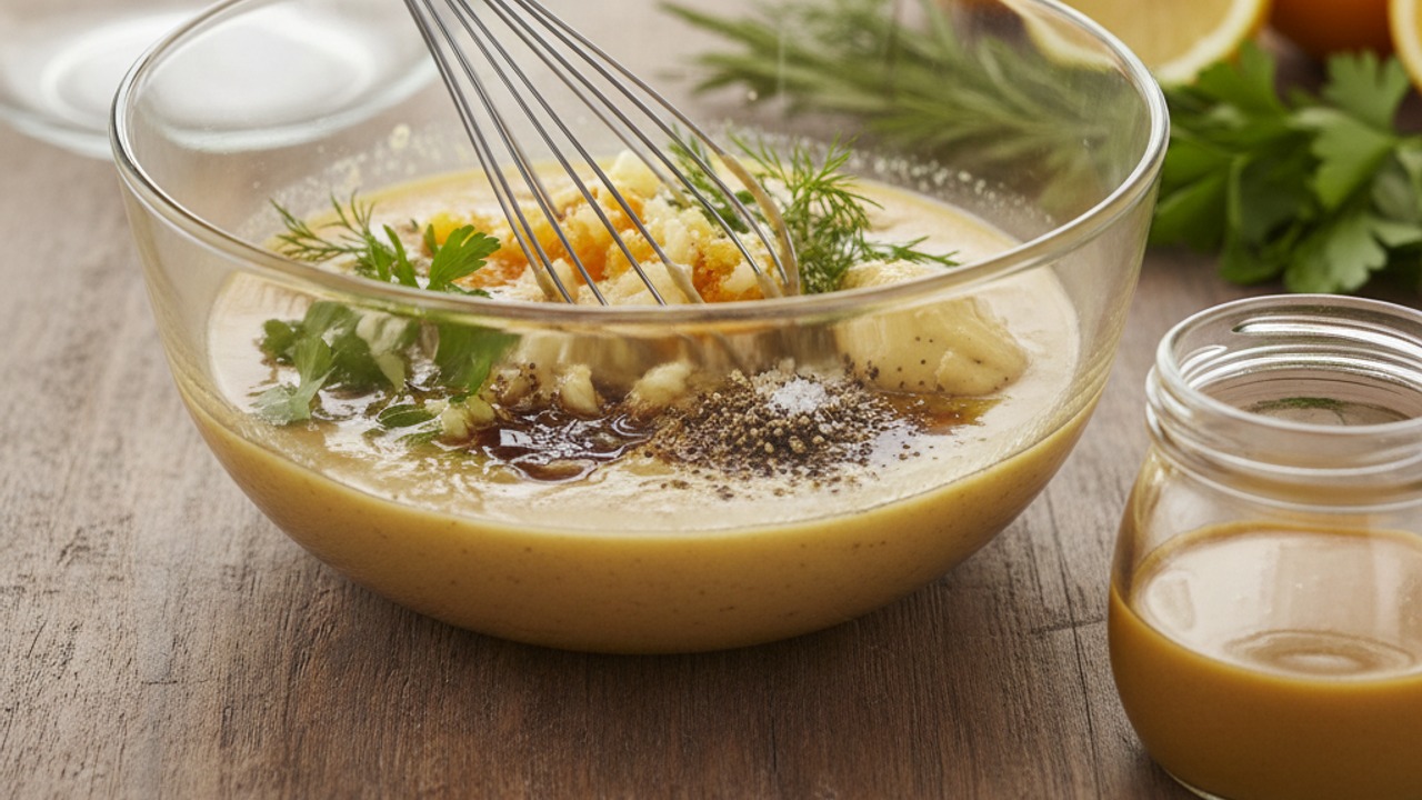 Make and reserve the marinade