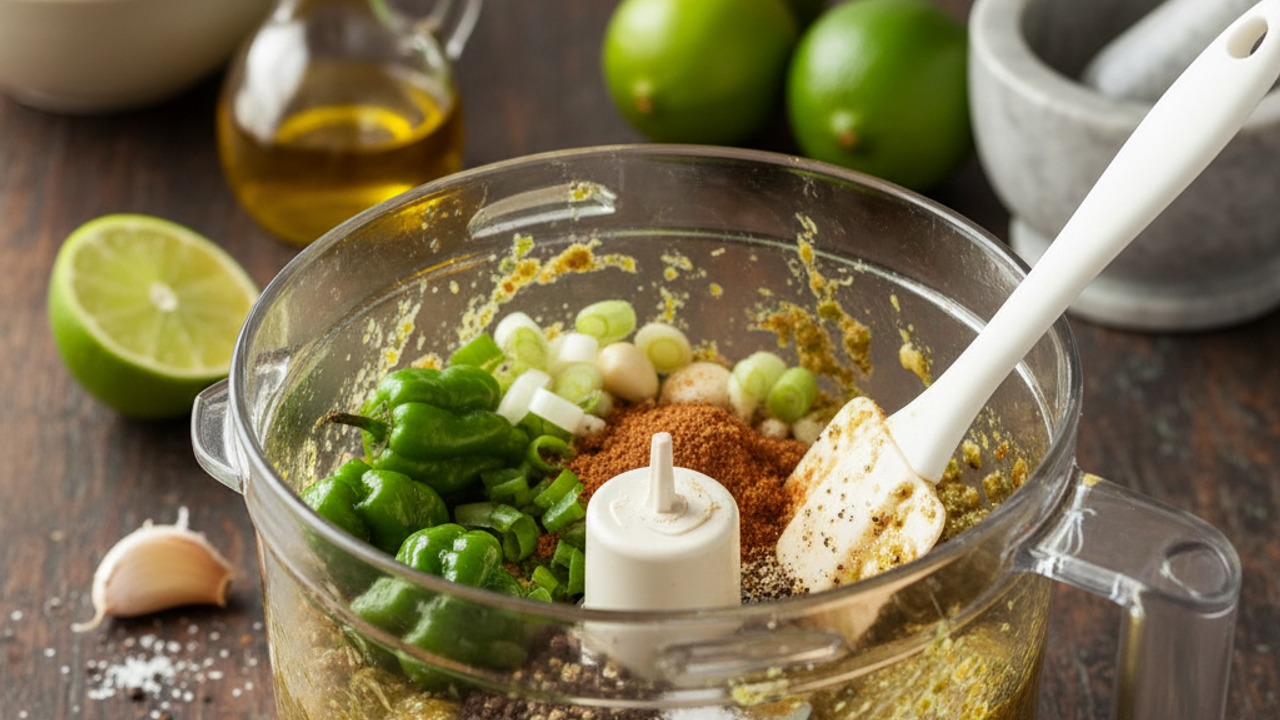 Make the jerk marinade