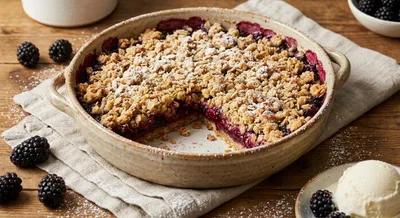 Blackberry Crumble Bar
