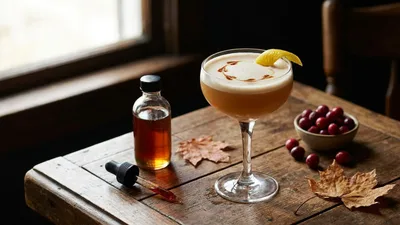 Maple Bourbon Sour