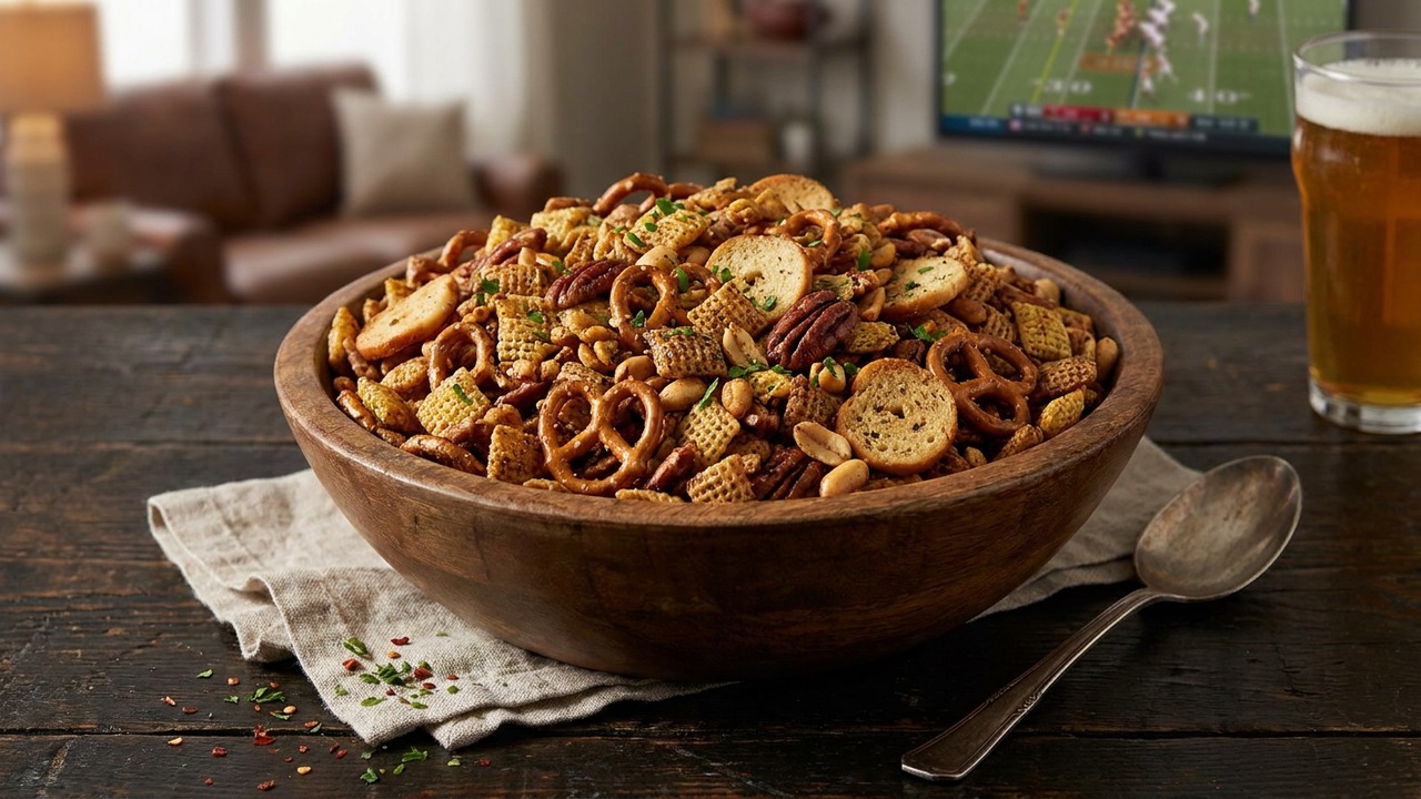 Texas Trash Chex Mix