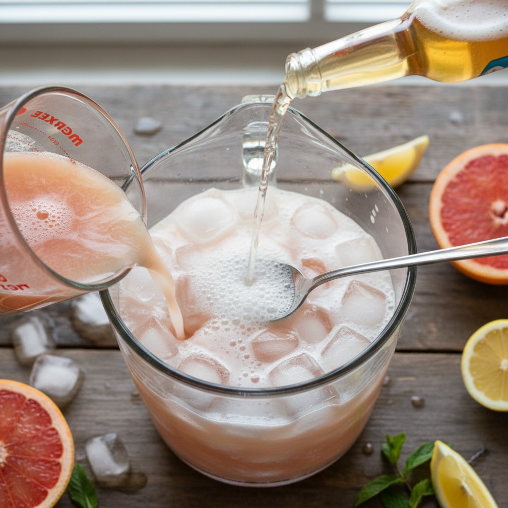 Assemble the shandy radler