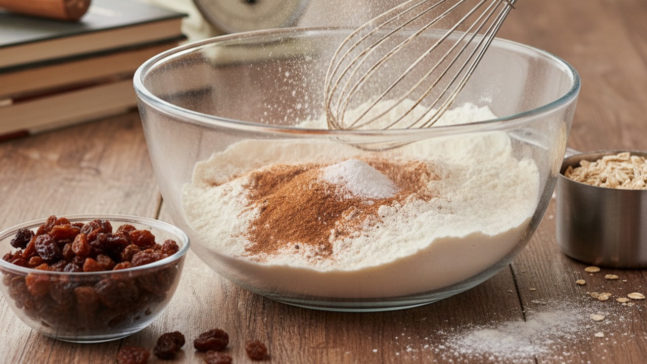 Combine dry ingredients