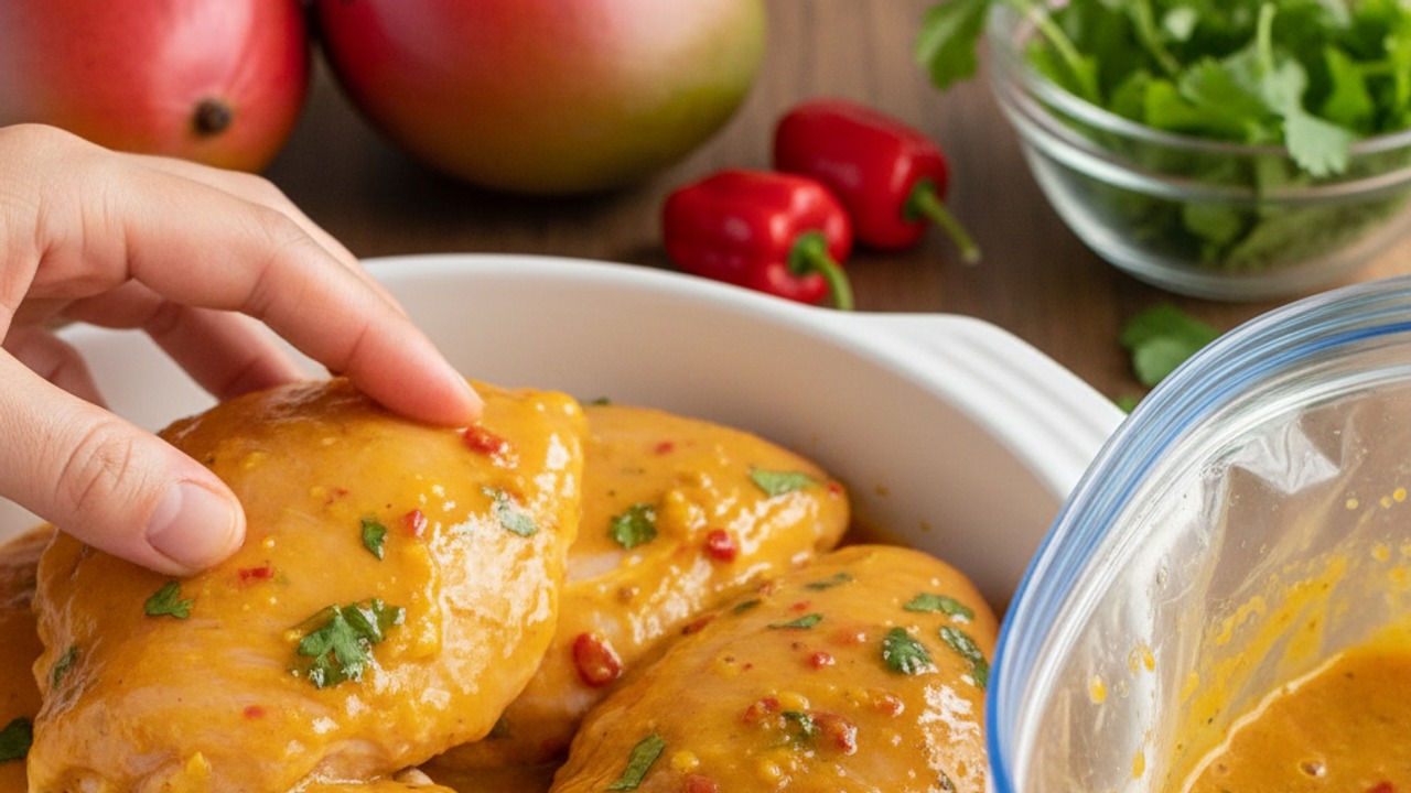 Marinate the chicken