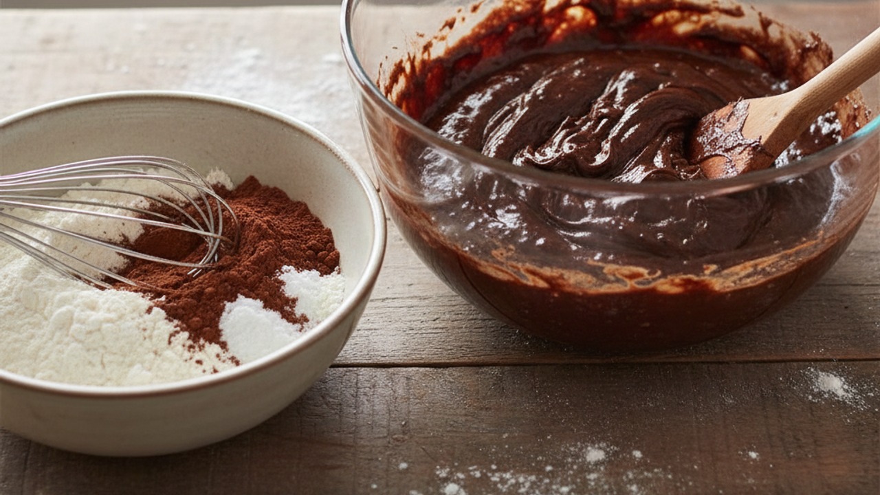 Combine dry ingredients