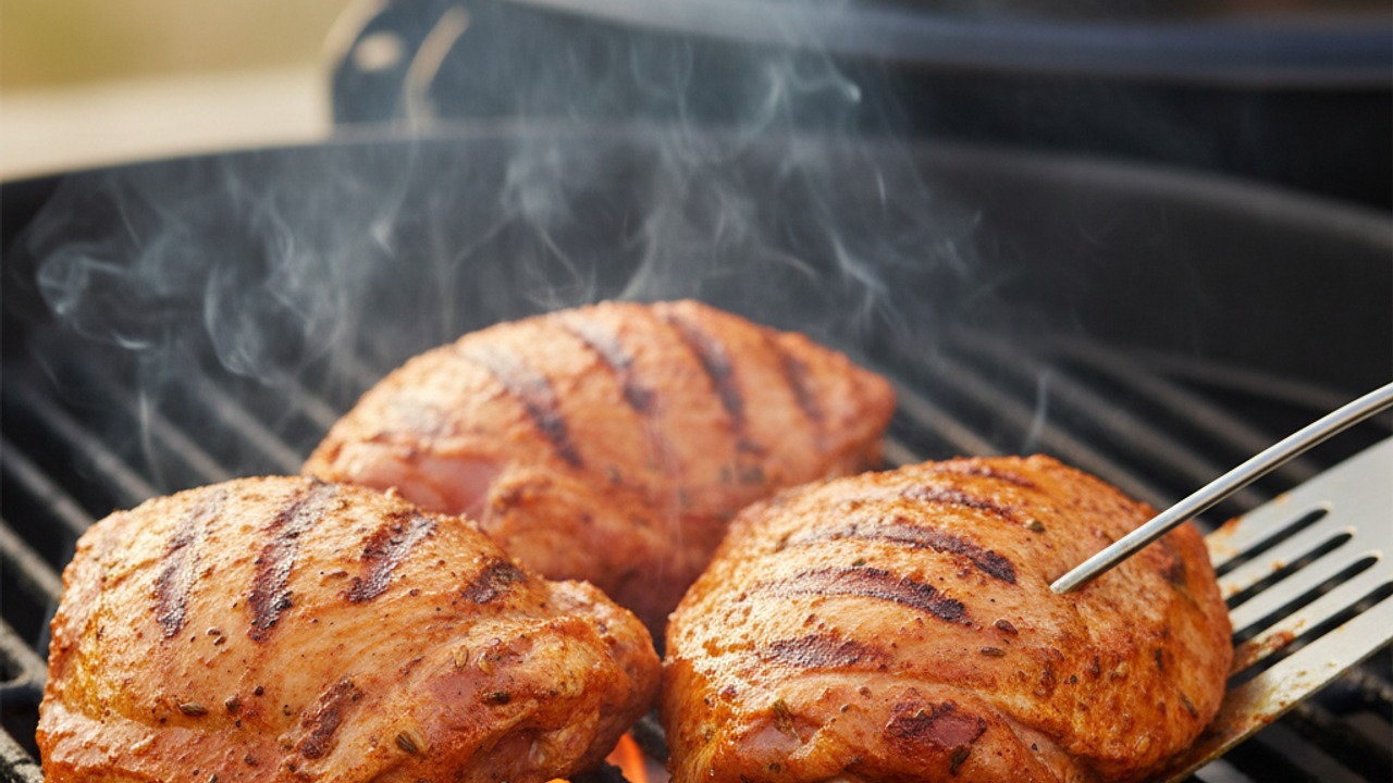 Grill the chicken