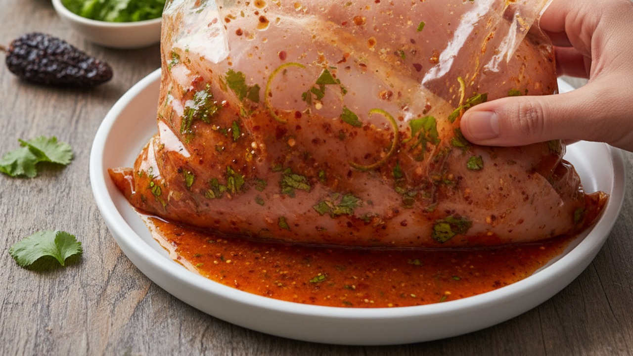 Marinate the chicken