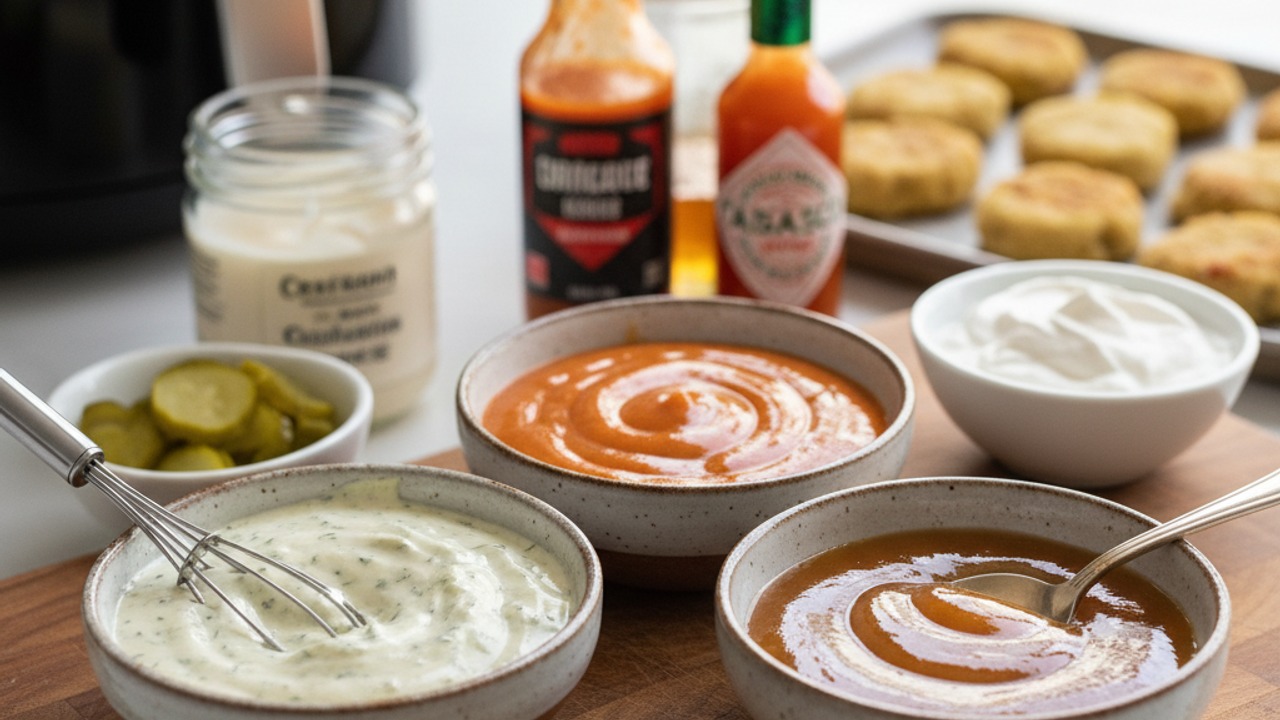 Make three quick dipping sauces