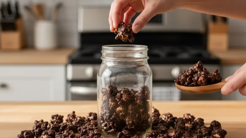 Break into portions and serve