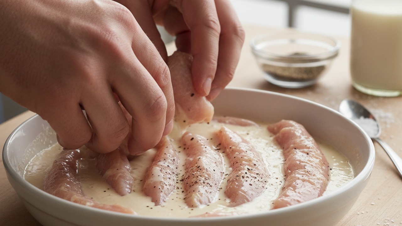 Marinate the chicken