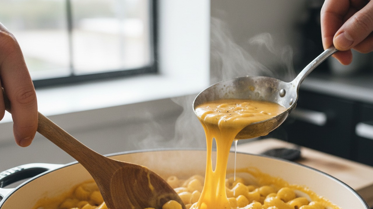 Finish by combining pasta and sauce
