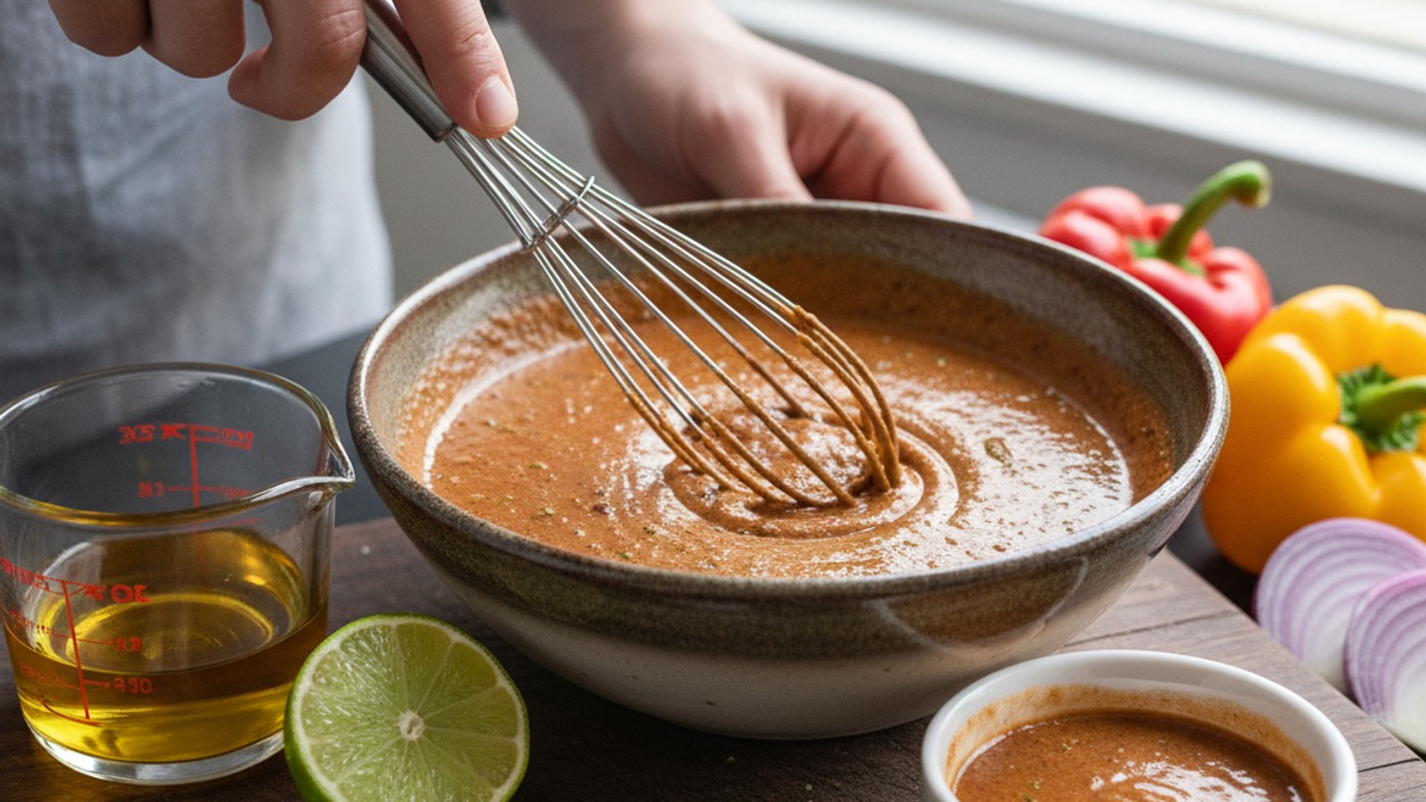 Make the chipotle-lime marinade
