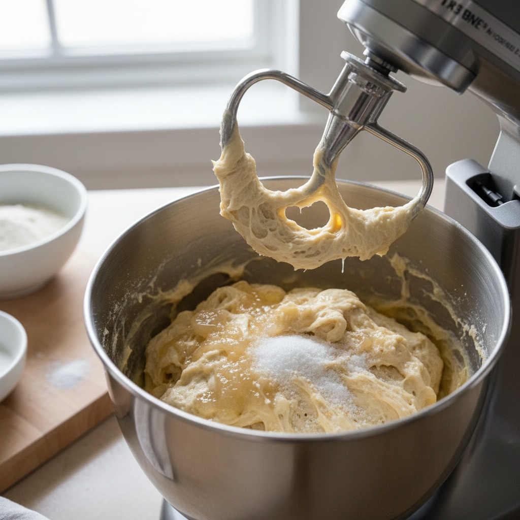 Combine dry ingredients and build the dough