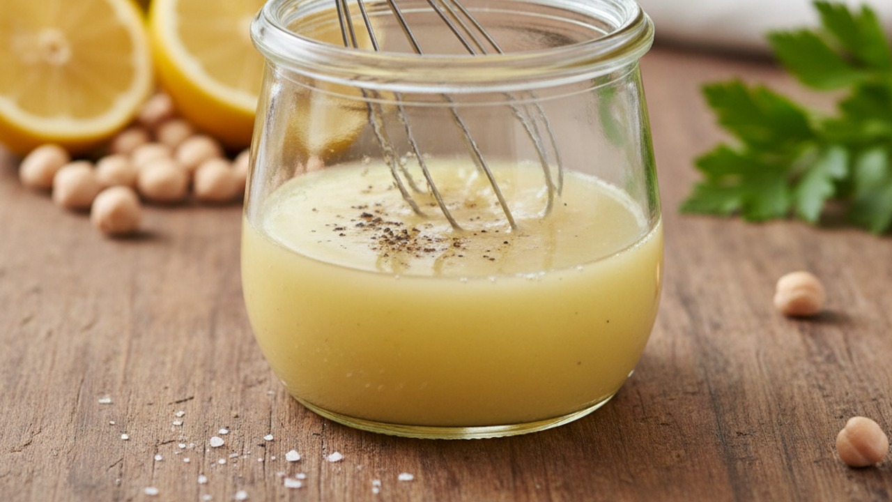 Whisk the dressing