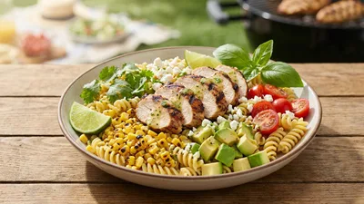 Grilled Chicken Pasta Salad