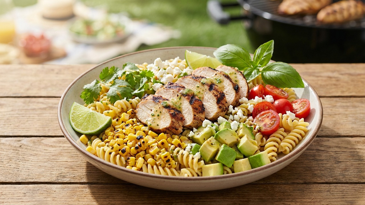 Grilled Chicken Pasta Salad