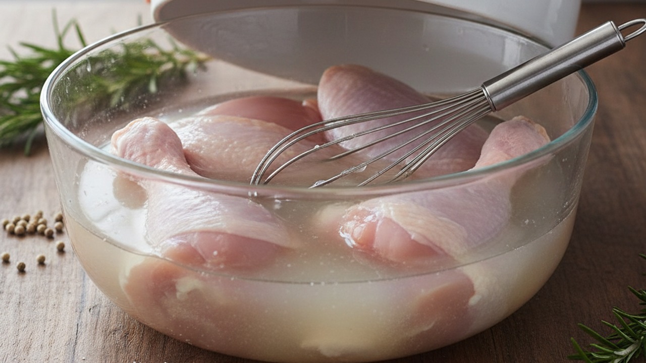 Brine the chicken