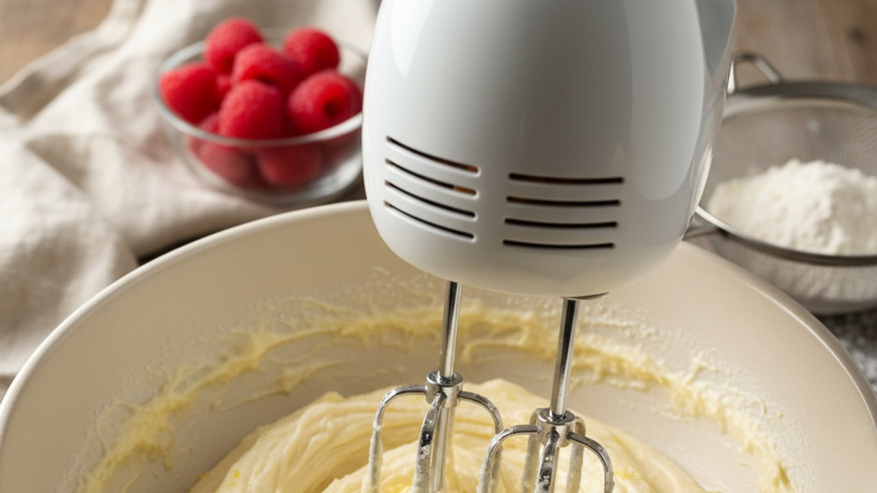 Cream butter and sugar