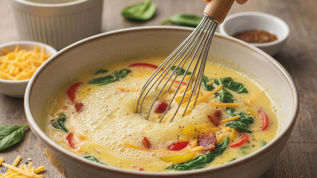 Whisk egg base
