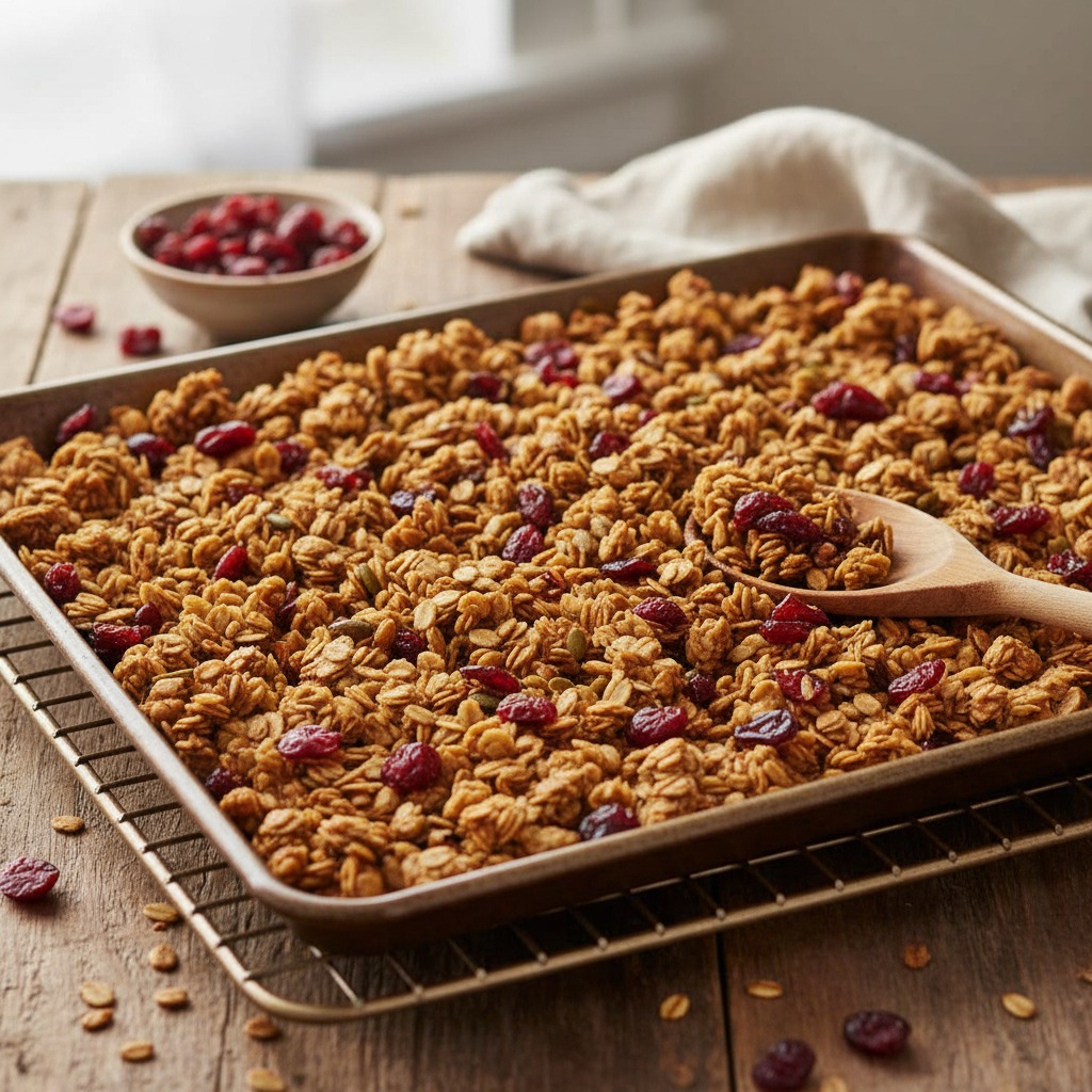 Cool and add dried fruit