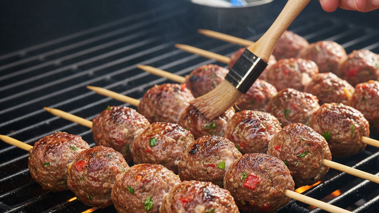 Grill the skewers
