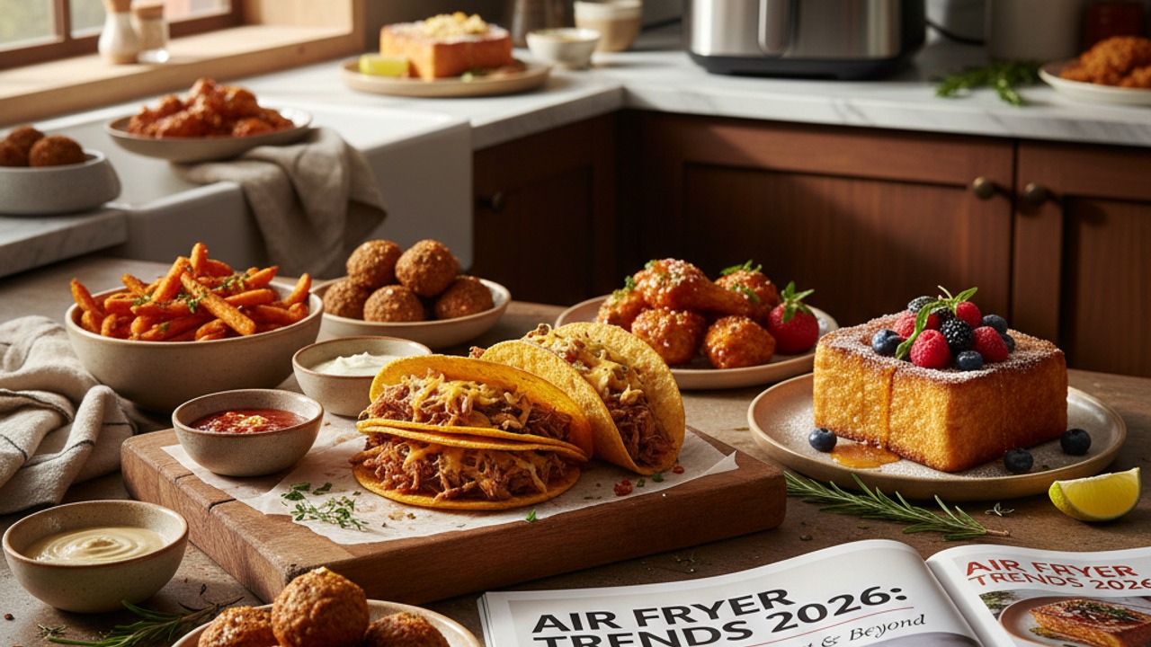 Air Fryer Trends 2026: 15 Viral Recipes — Birria Tacos, Honey Toast & Beyond