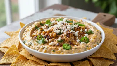 Flattop Grilled Street Corn Dip