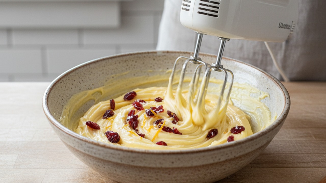 Make the cranberry‑orange butter