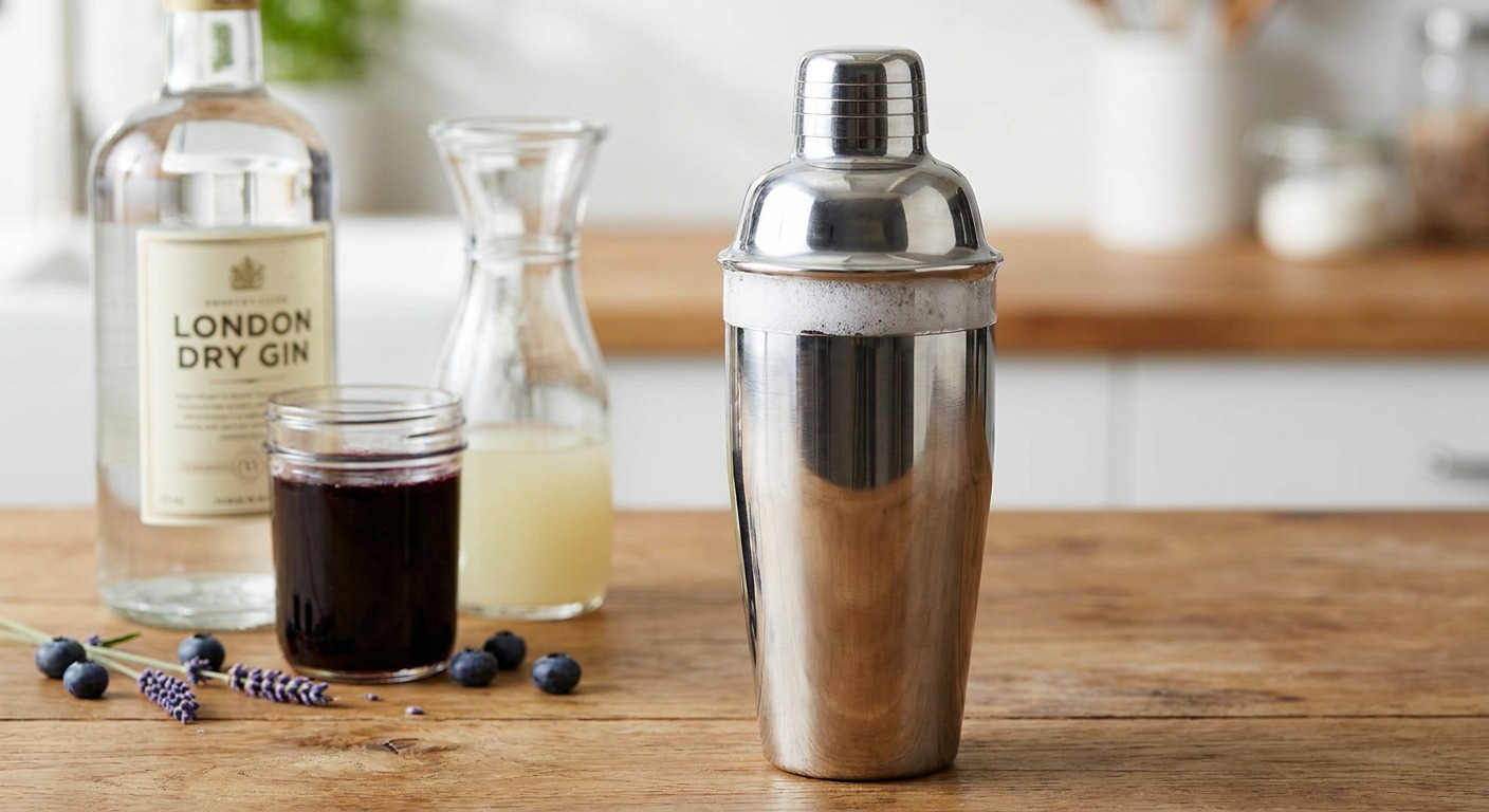 Shake the cocktail base