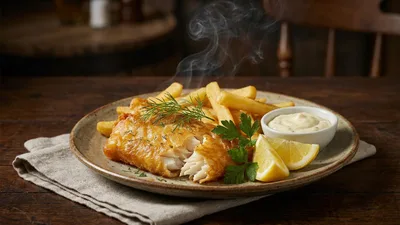 Smoked Haddock Fish and Chips