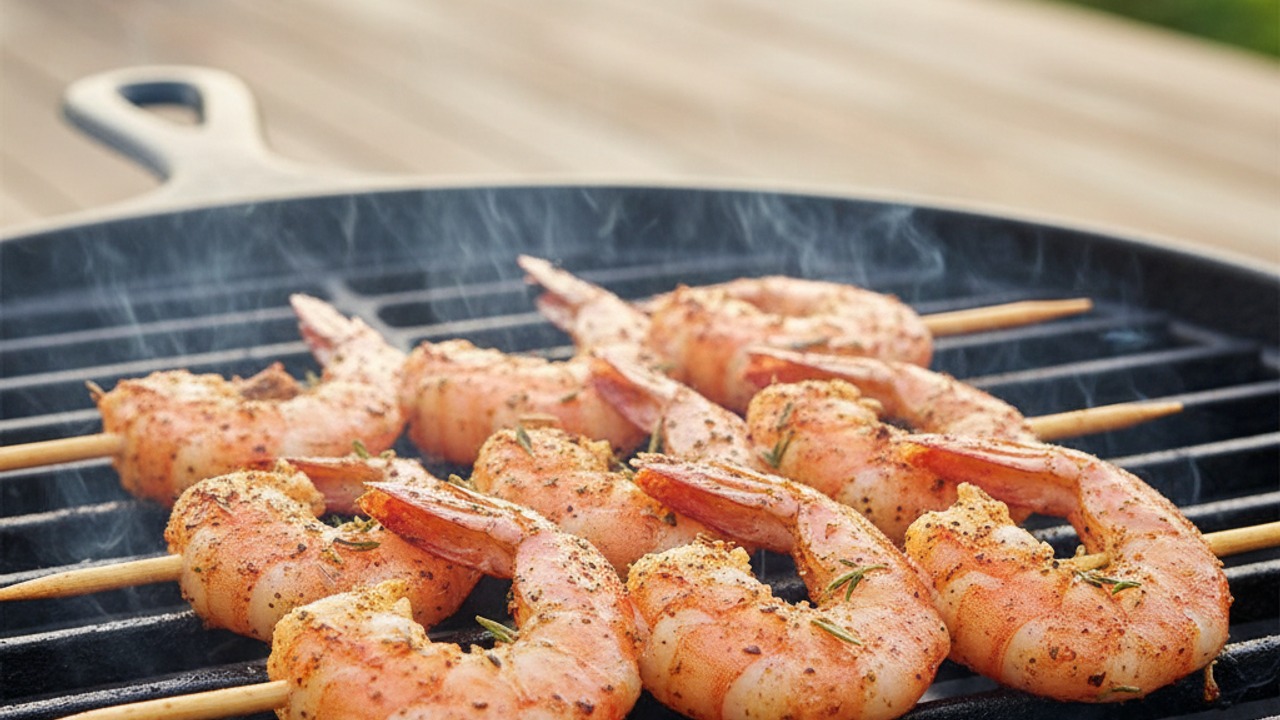 Grill the skewers