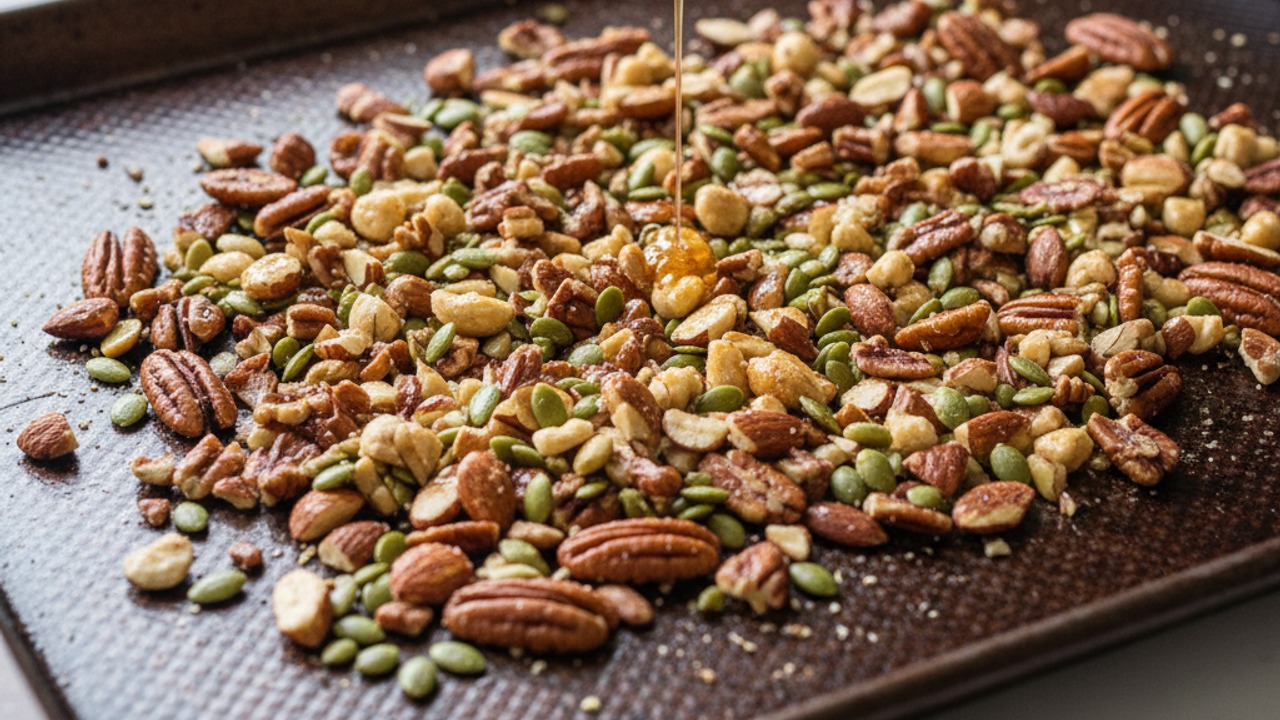 Toast nuts and seeds