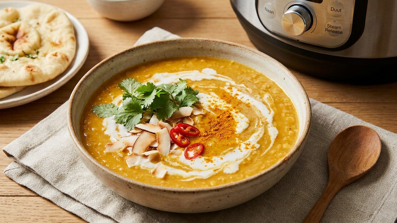 Instant Pot Red Lentil Dal