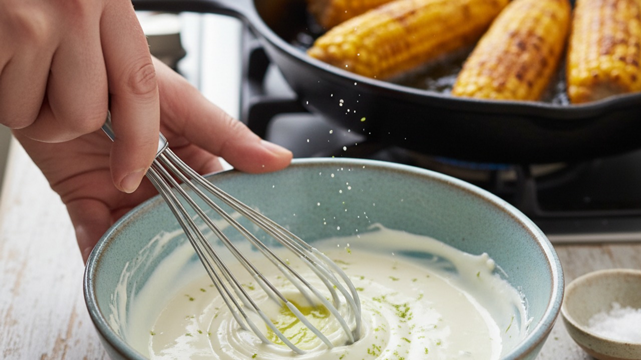 Make the Cajun lime crema