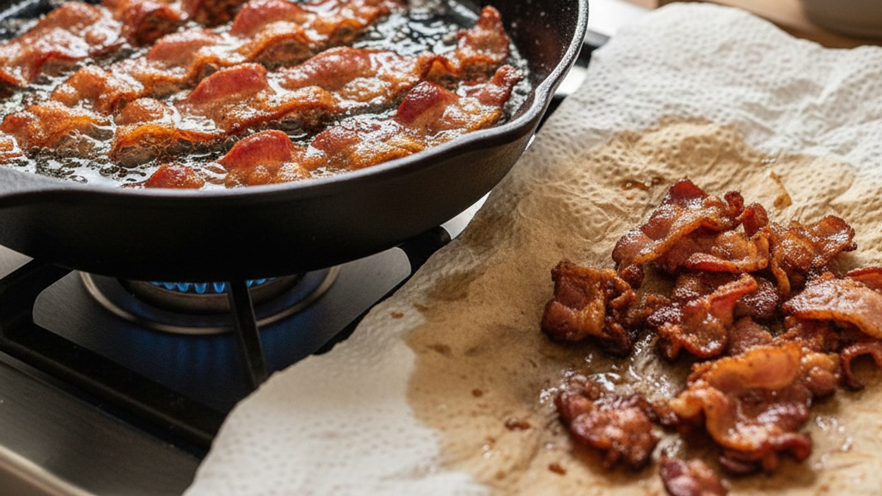 Crisp the bacon