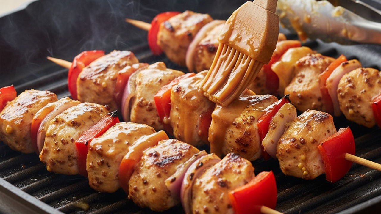 Grill the skewers