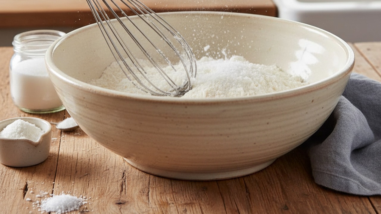 Mix dry ingredients