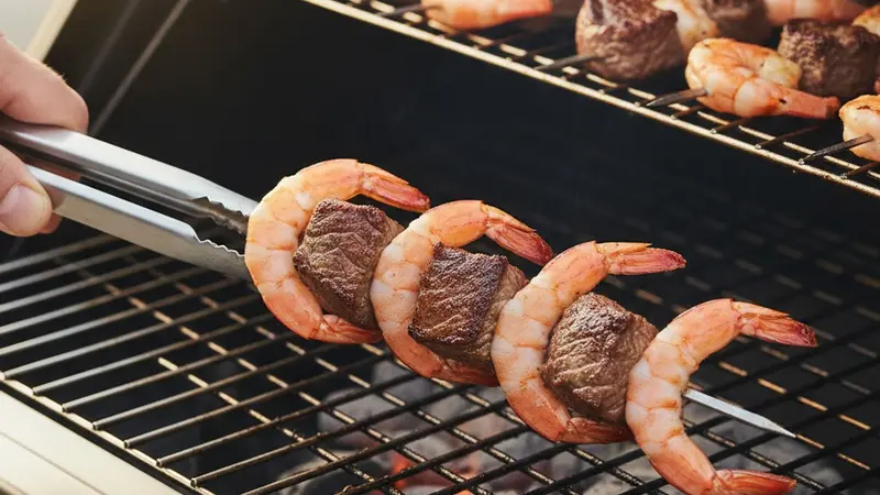Sear over direct heat, then finish to temp using indirect heat