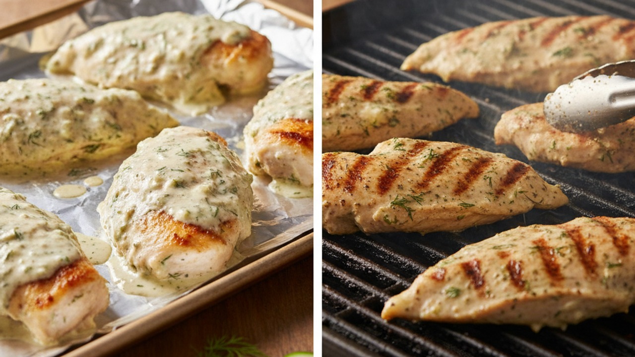Cook (bake or grill)