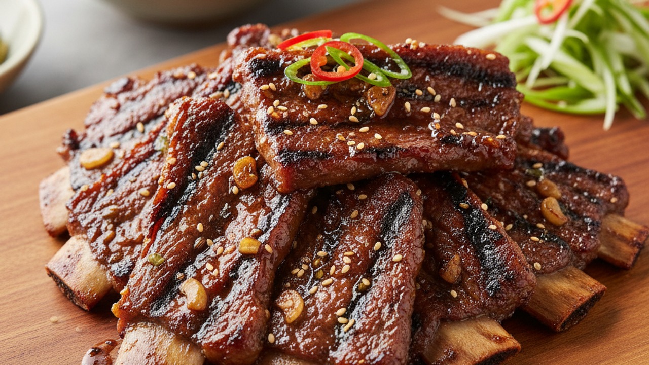Korean BBQ Short Ribs (Grilled Galbi)